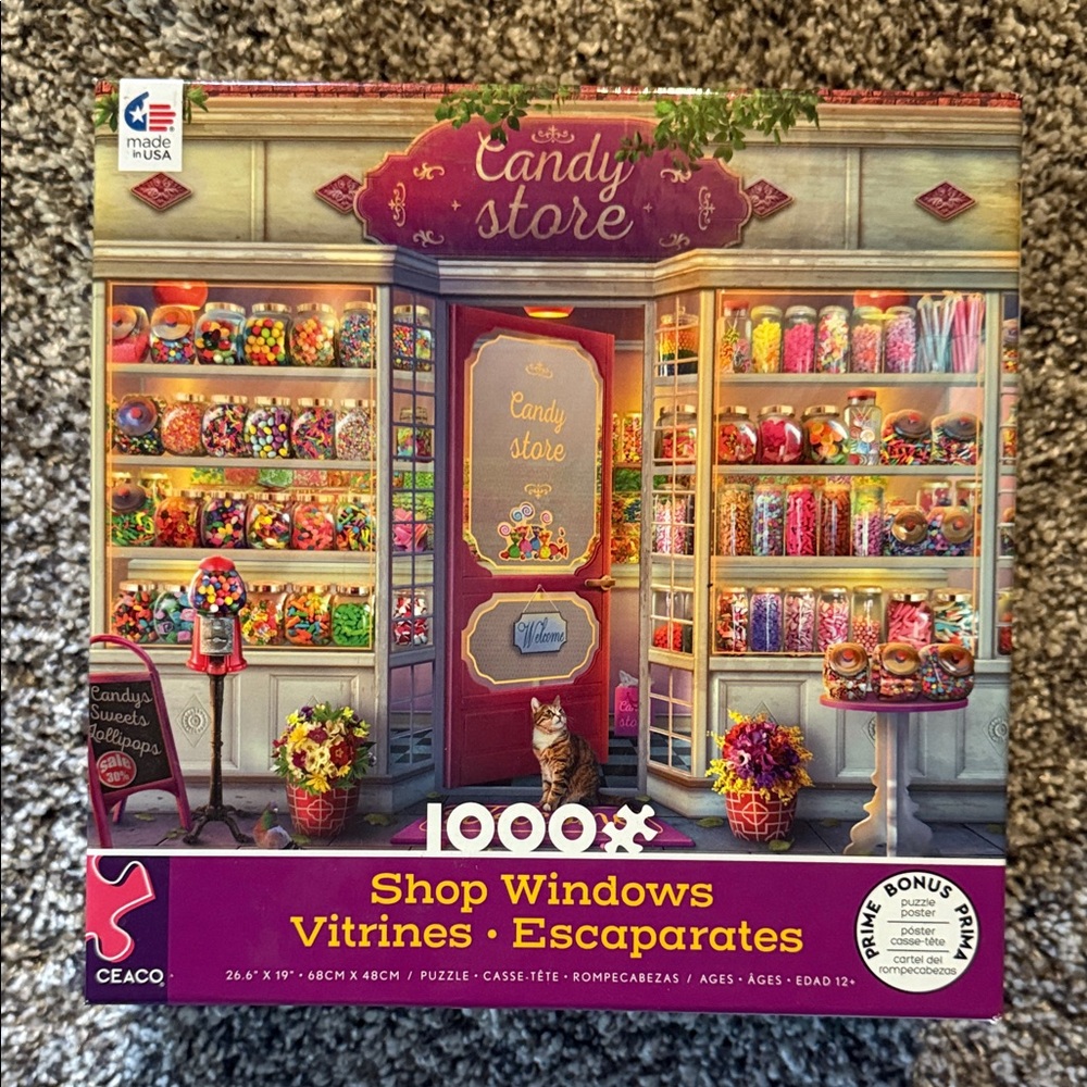 Ceaco Candy Store Puzzle - 1000 Pieces - Multicolor